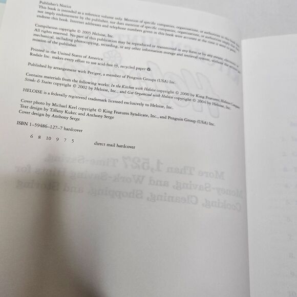 HELOISE Kitchen Hints and Around The House DIY household soulutions and hacks - Picture 9 of 9